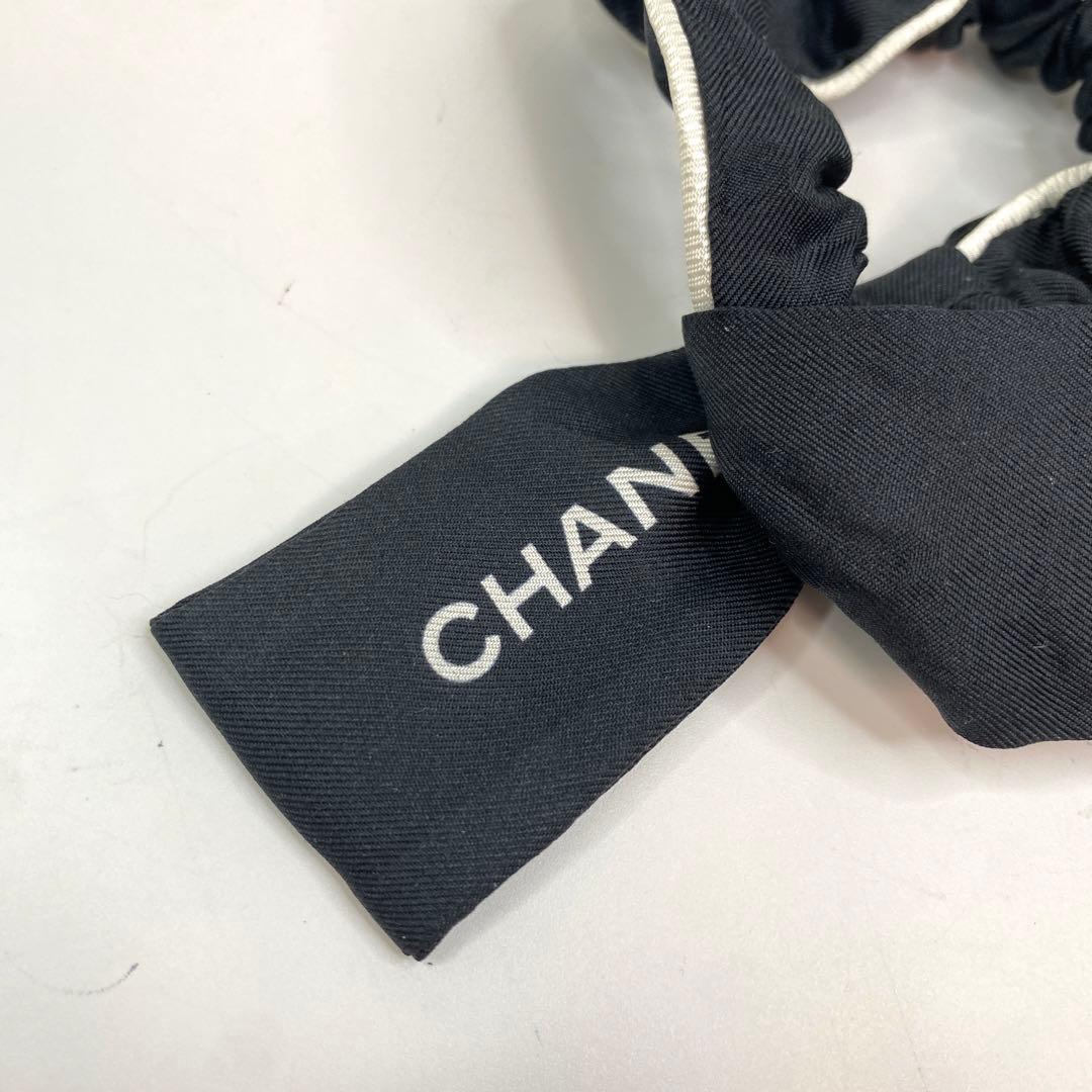 即完売 シャネル CHANEL シュシュ リボン ココマーク ビスコース