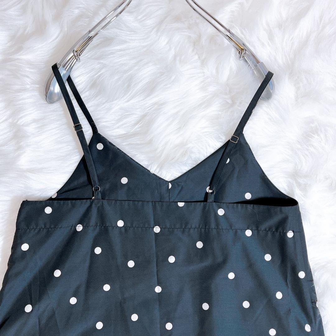 BEARDSLEY ビアズリー　近年モデル　ドットキャミソールワンピース