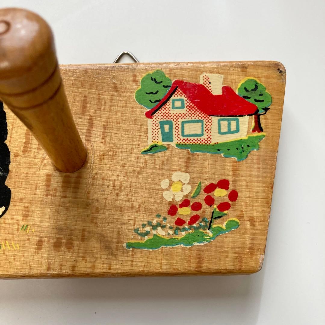 木製　ウォールフック　ウォールハンガー　レトロ　ドイツ　ヴィンテージ