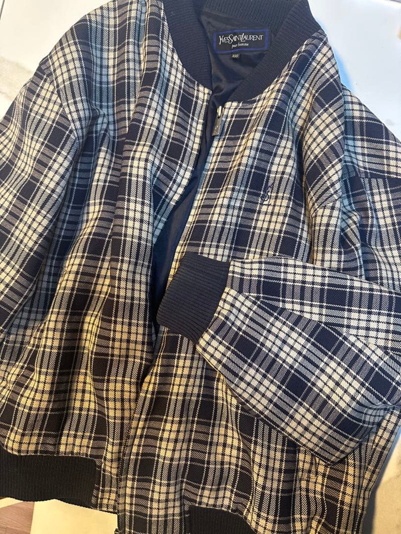 Yves Saint Laurent チェック柄
