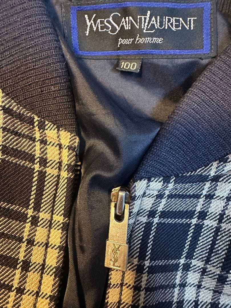 Yves Saint Laurent チェック柄