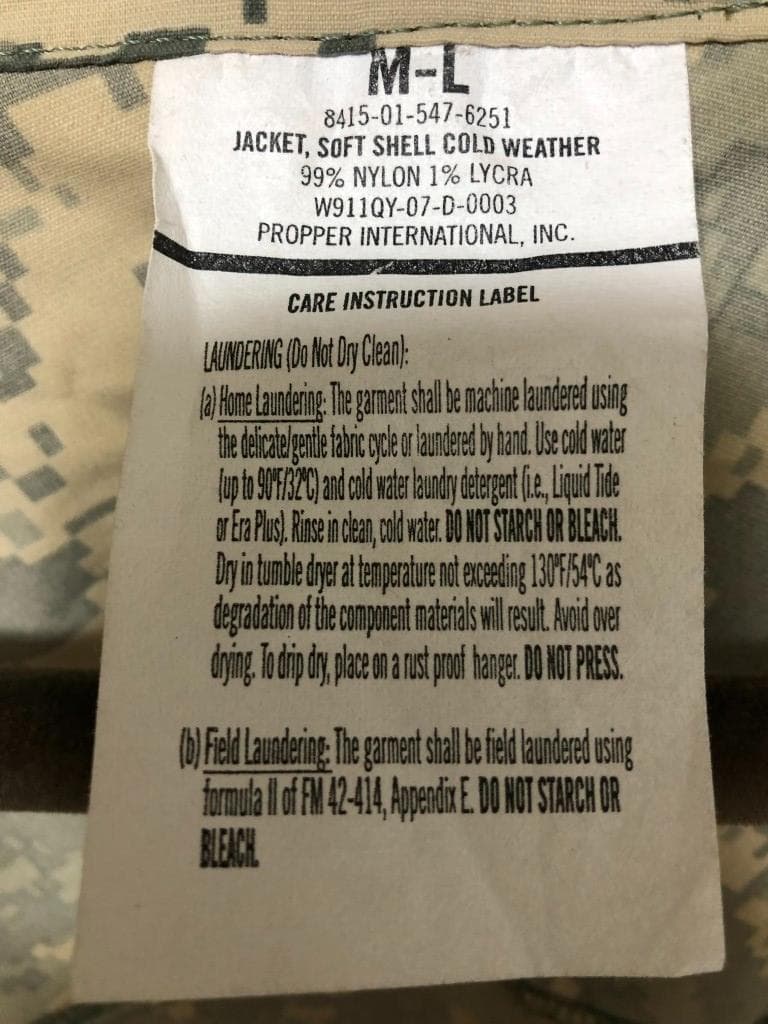 米軍実物◆ECWCS　レベル5 UCP　デジカモ 迷彩　ソフトシェルジャケット