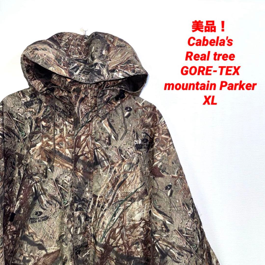 美品！　カベラス　ゴアテックス　リアルツリー マウンテンパーカー　XL