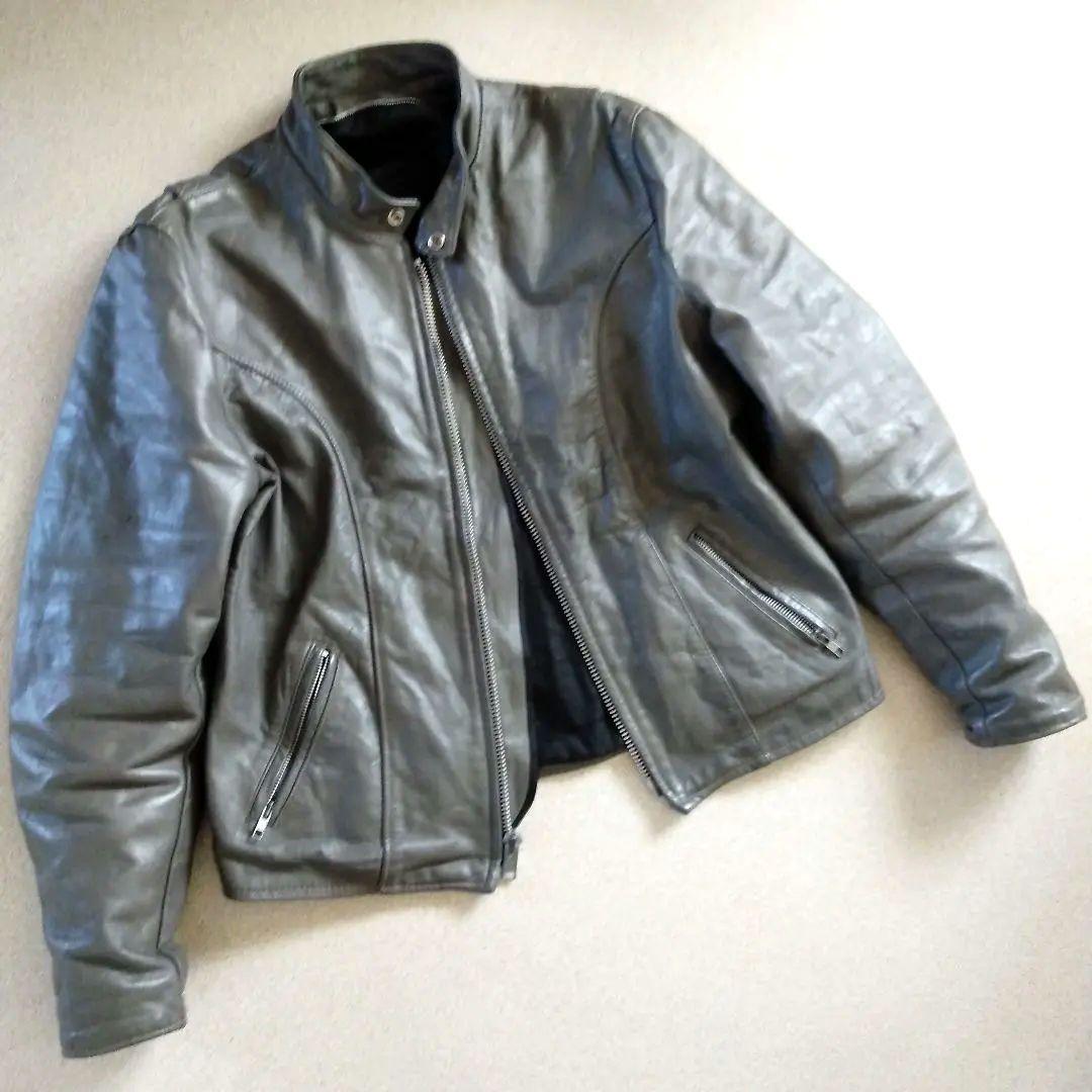 Vintage タグ無し Schott シングル ライダース レザージャケット