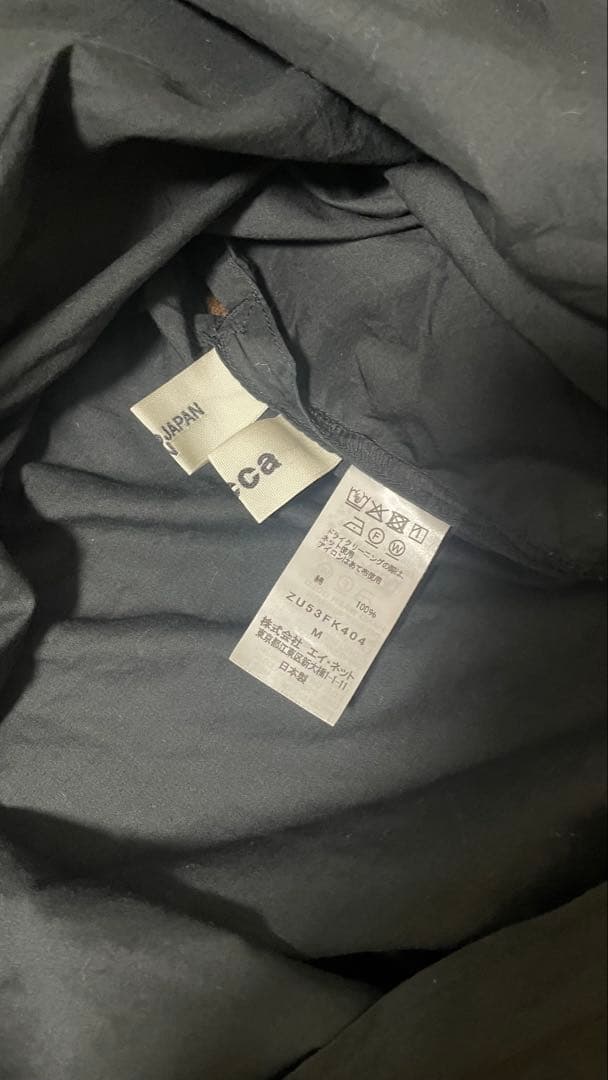 ZUCCa コットンローン ブラウス 半袖
