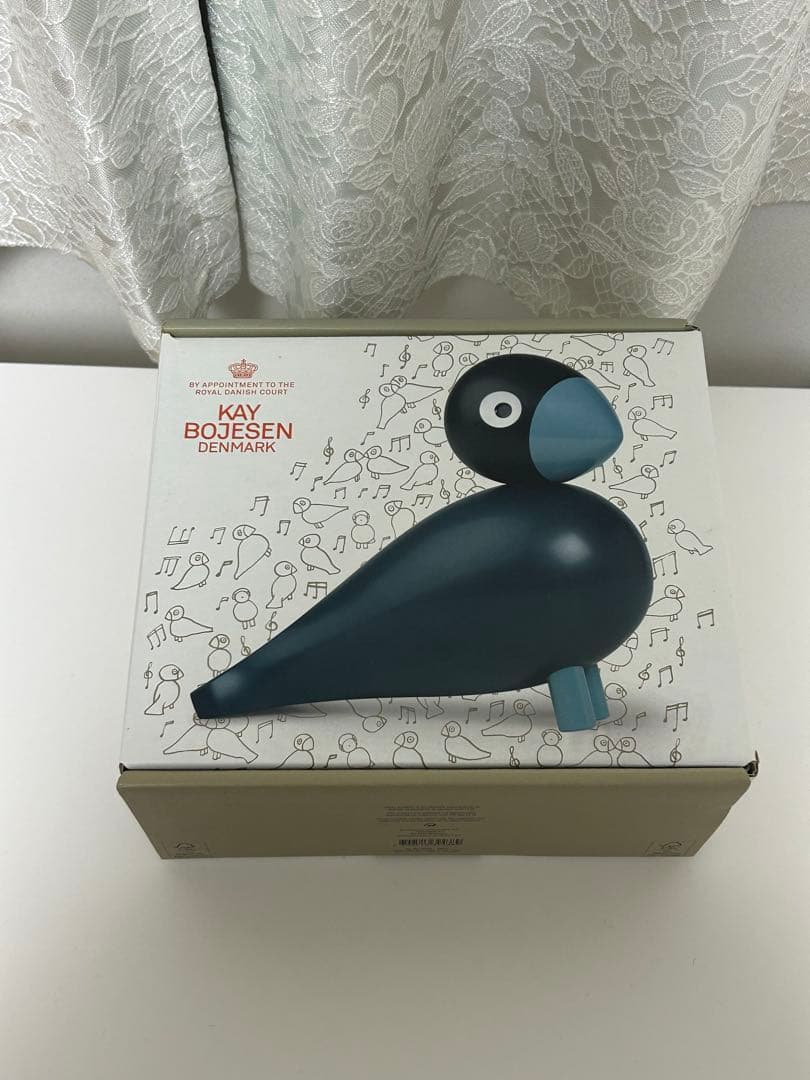 Kay Bojesen ミッドナイトブルー　バード