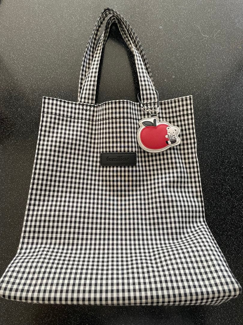 ゆ*り様 familiar ギンガムチェック トートバッグ
