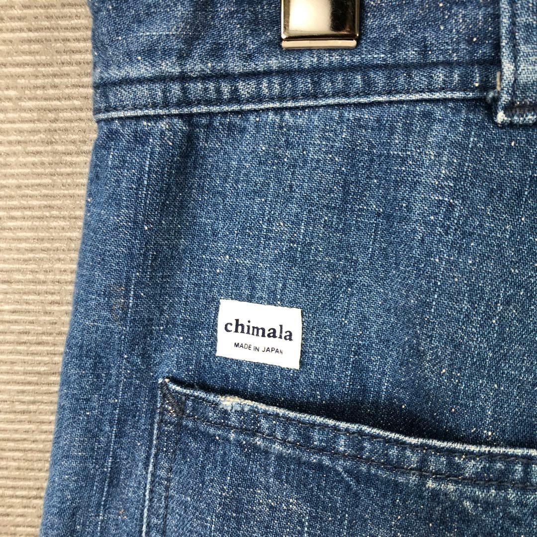 chimala ペンキ加工 ペインターデニムパンツ 30 ブルー