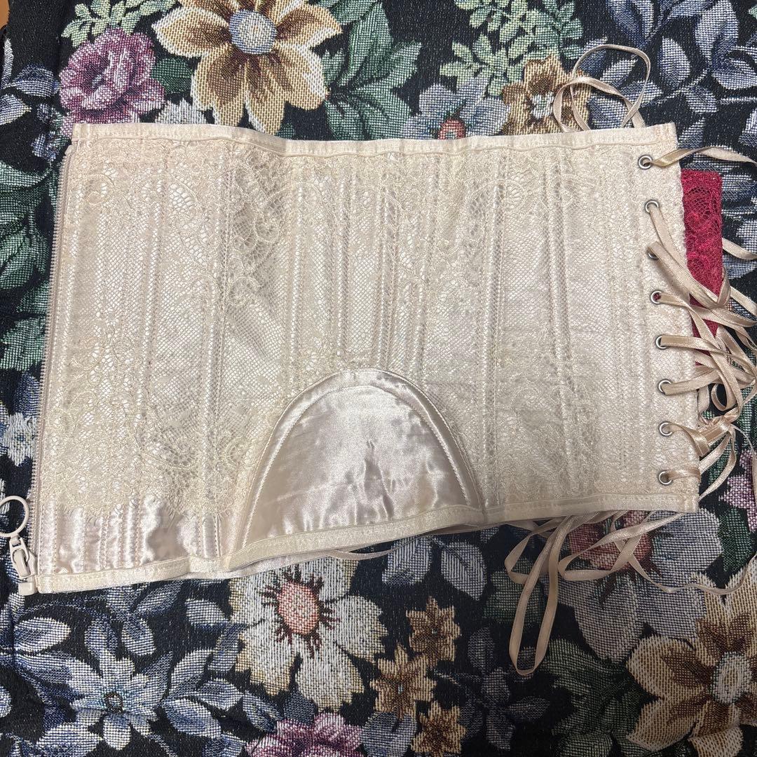 元鈴木さんコルセット ミスグレース アンティークベージュ Lサイズ