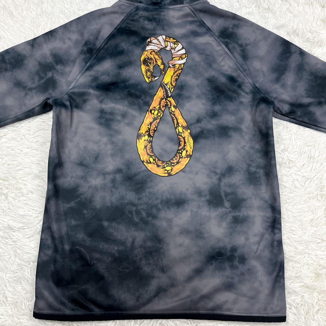 売約済 極美品 バートン メタリカ コラボ タイダイ柄 撥水パーカー L相当