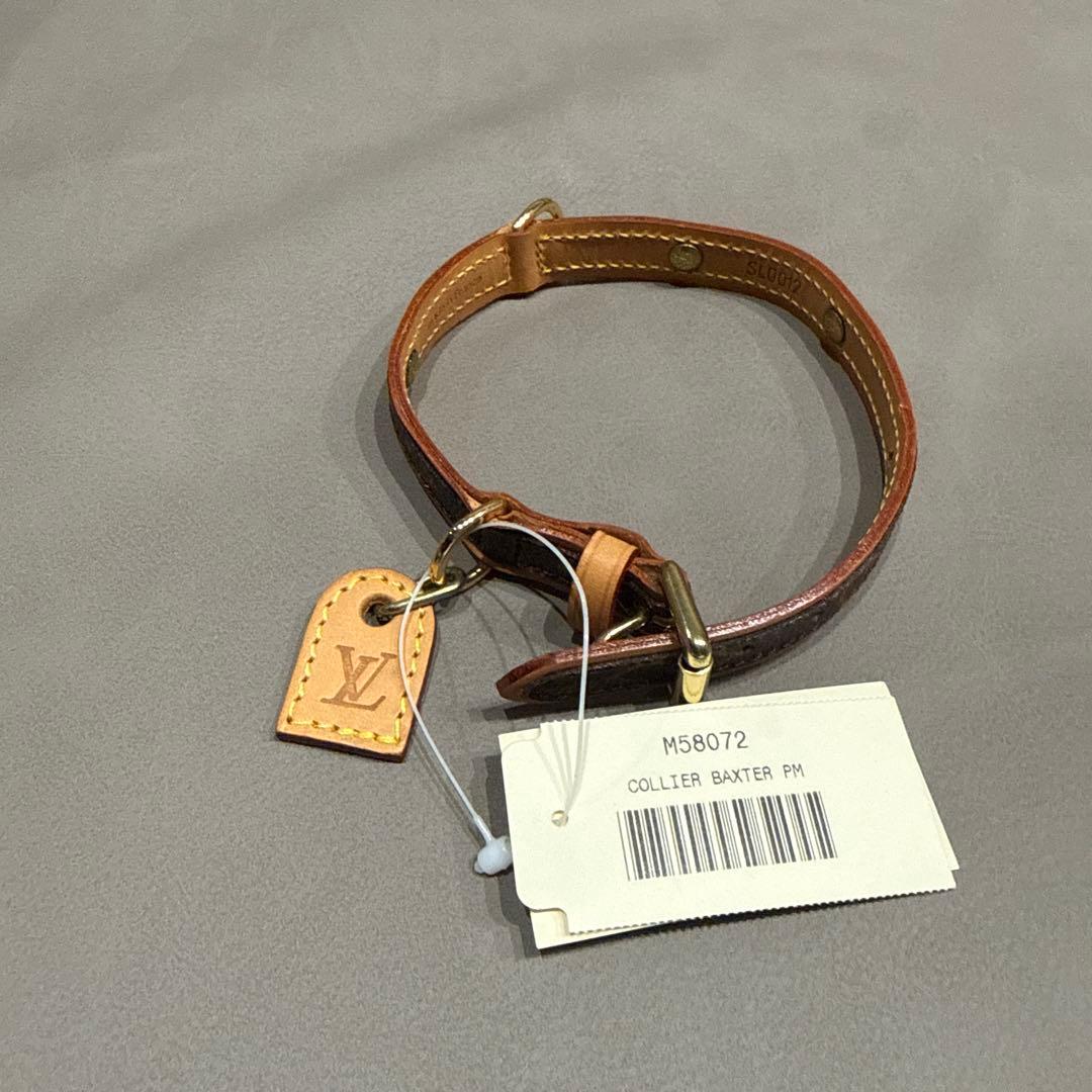 LouisVuitton CollierBaxter PM 首輪小型犬、猫未使用