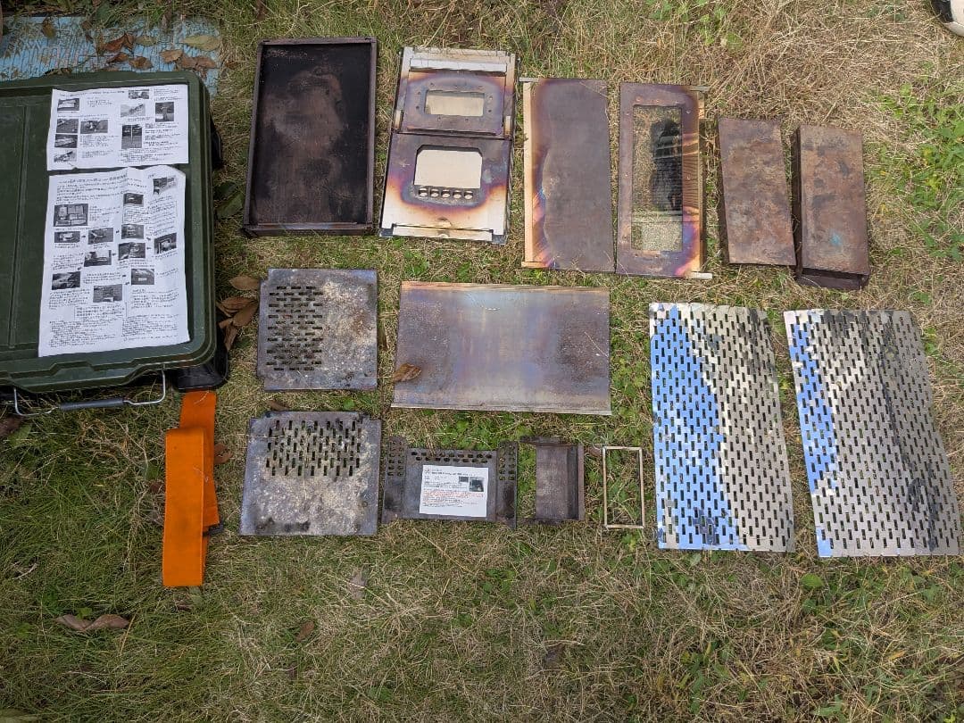 りかん　　笑’s　焚き火の箱　G-neo　別売り煙突、バッファ付き