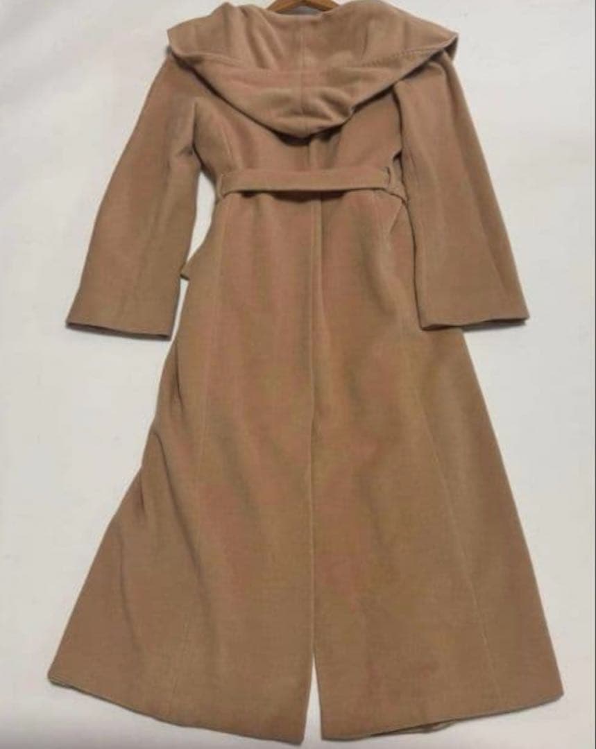 マックスマーラ MaxMara マニュエラ フード ガウンコート 銀タグ 38
