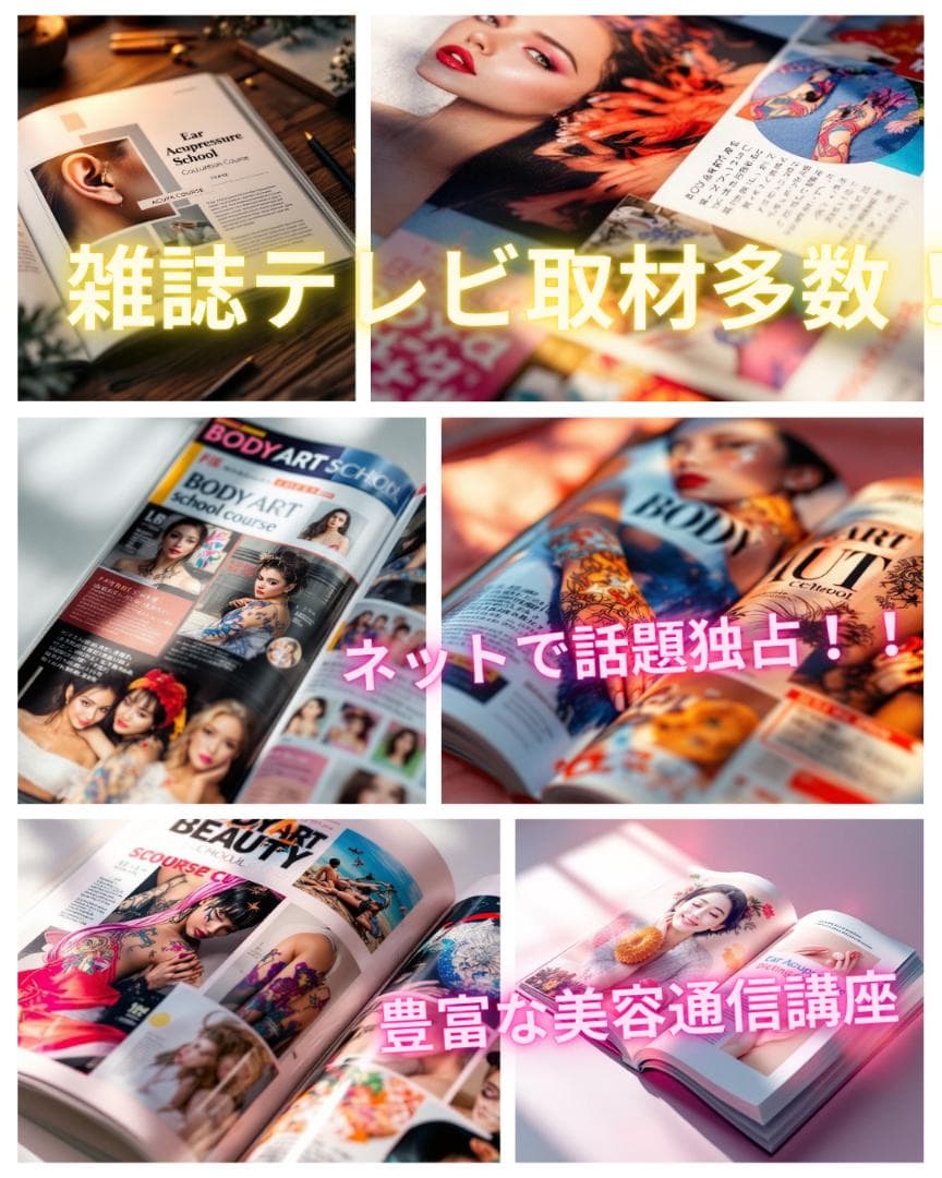 ジャグアタトゥー認定講師資格取得／通信講座（認定証付属）美容サロン経営者などに