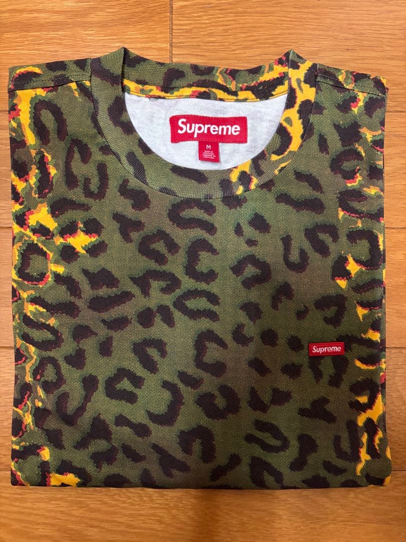 トップス Supreme 24FW Small Box L/S Tee \"Cheetah\"