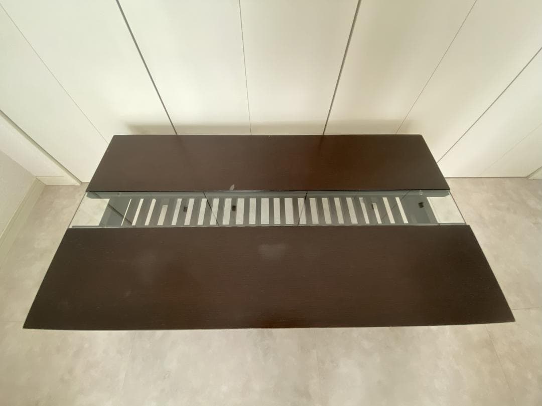 a.flat　ローテーブル　ダークブラウン　モダン