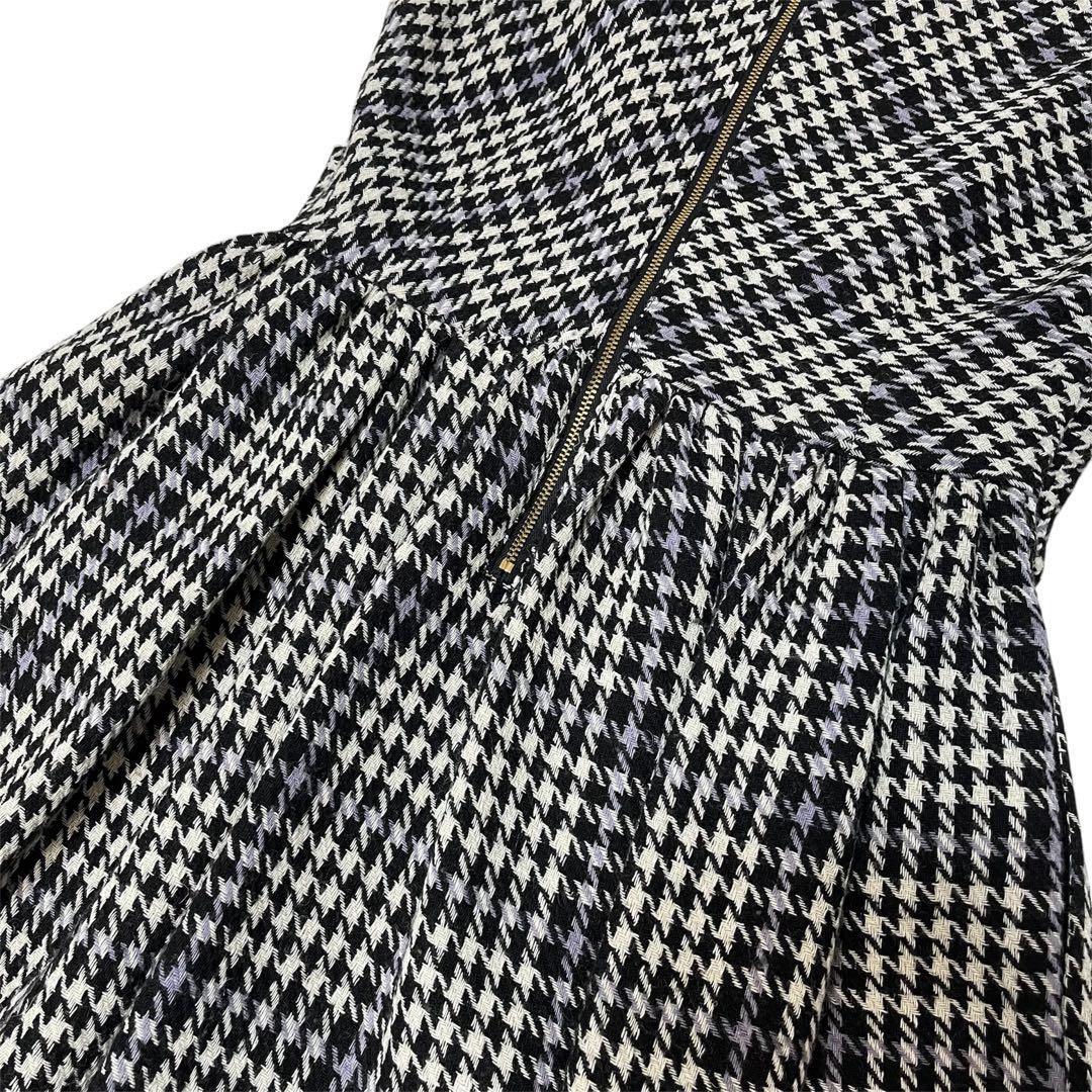 【新品未使用】ケイトスペード 千鳥柄ジャンパースカート　ワンピース　160