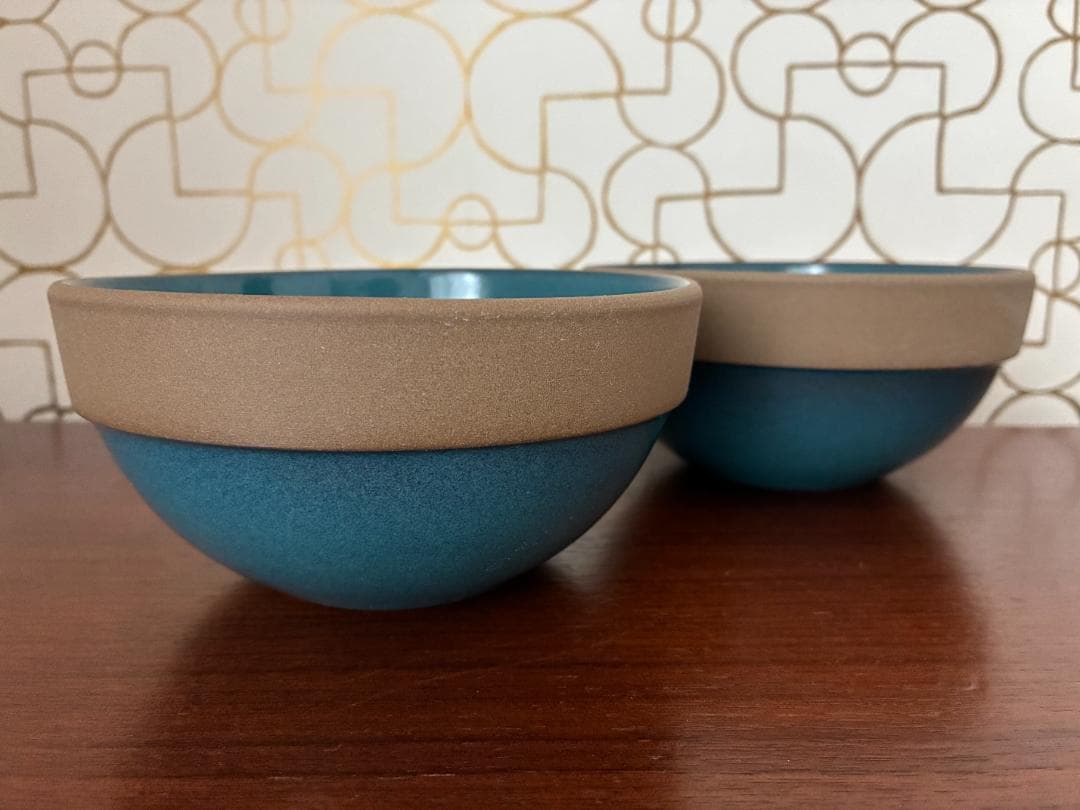 Heath Ceramics　ヒースセラミックス　シリアルボウル　２個組　青色