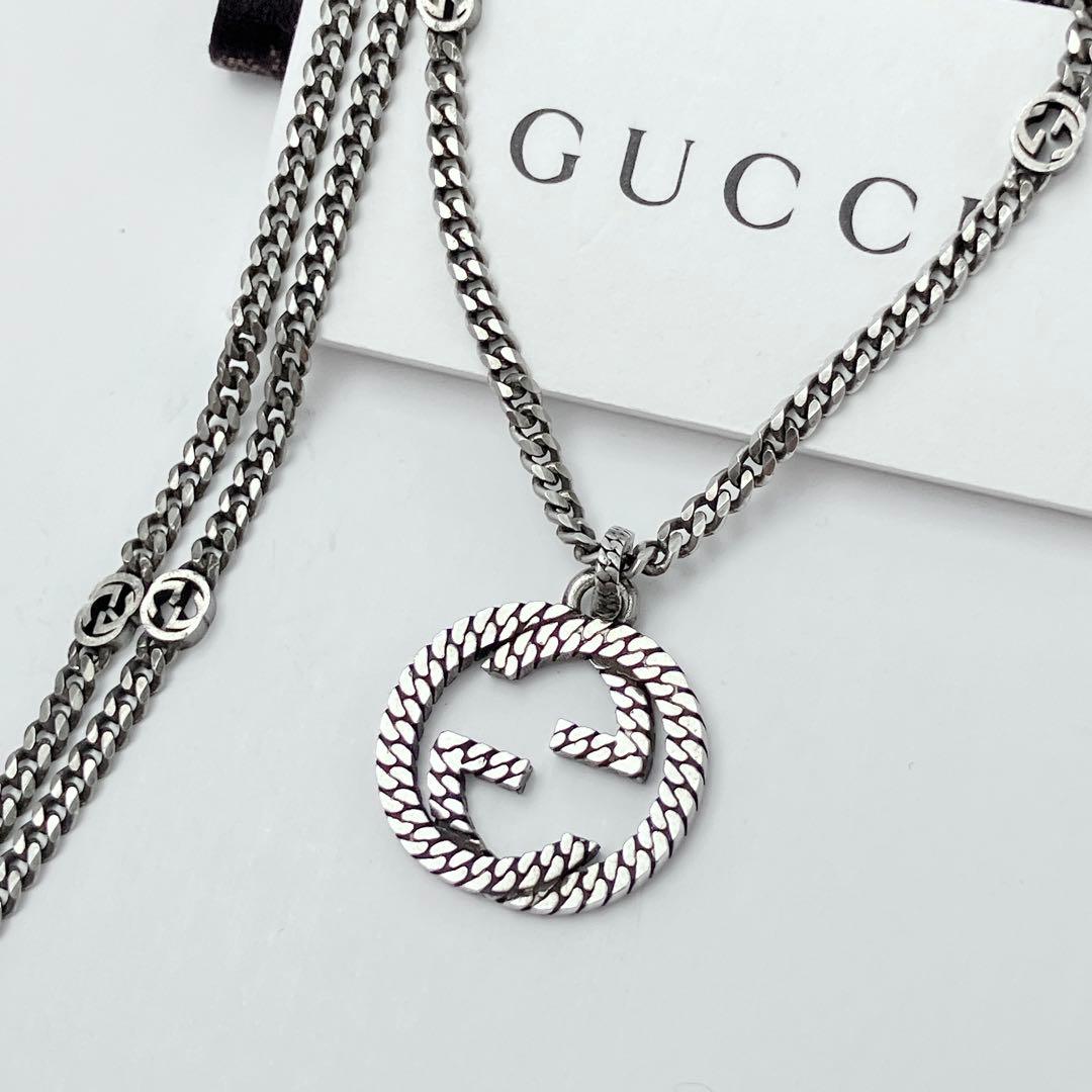 人気品 グッチ GUCCI 925 ネックレス シルバー メンズ ER81