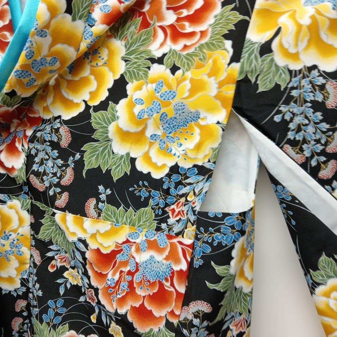 振袖 フルセット 大きいサイズ 身幅広め 身丈裄長め 美品 成人式 結婚式