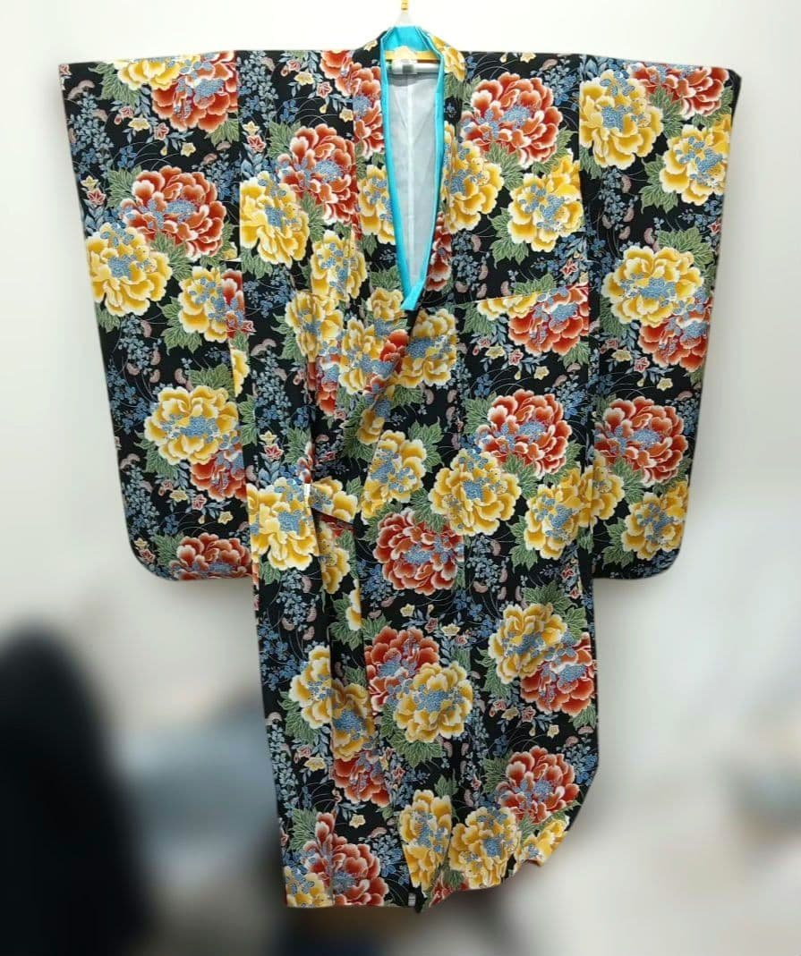 振袖 フルセット 大きいサイズ 身幅広め 身丈裄長め 美品 成人式 結婚式