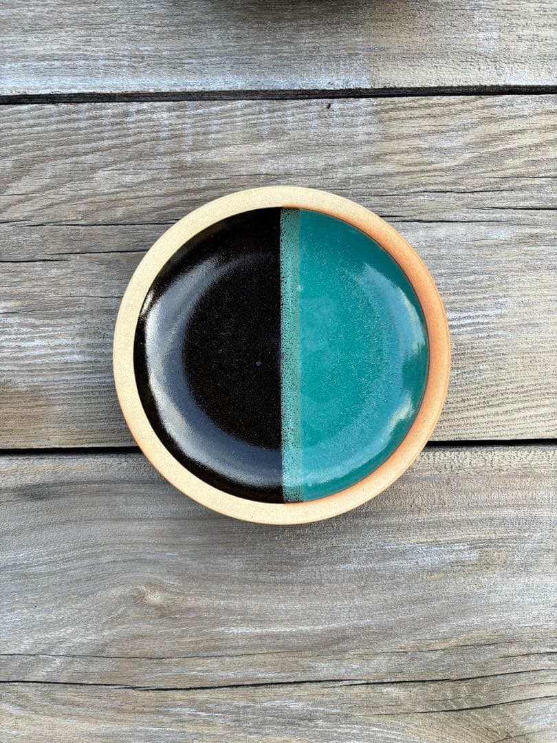 柳宗理　中井窯　染め分け　皿　4点　牛ノ戸窯因州・中井窯　絶版品