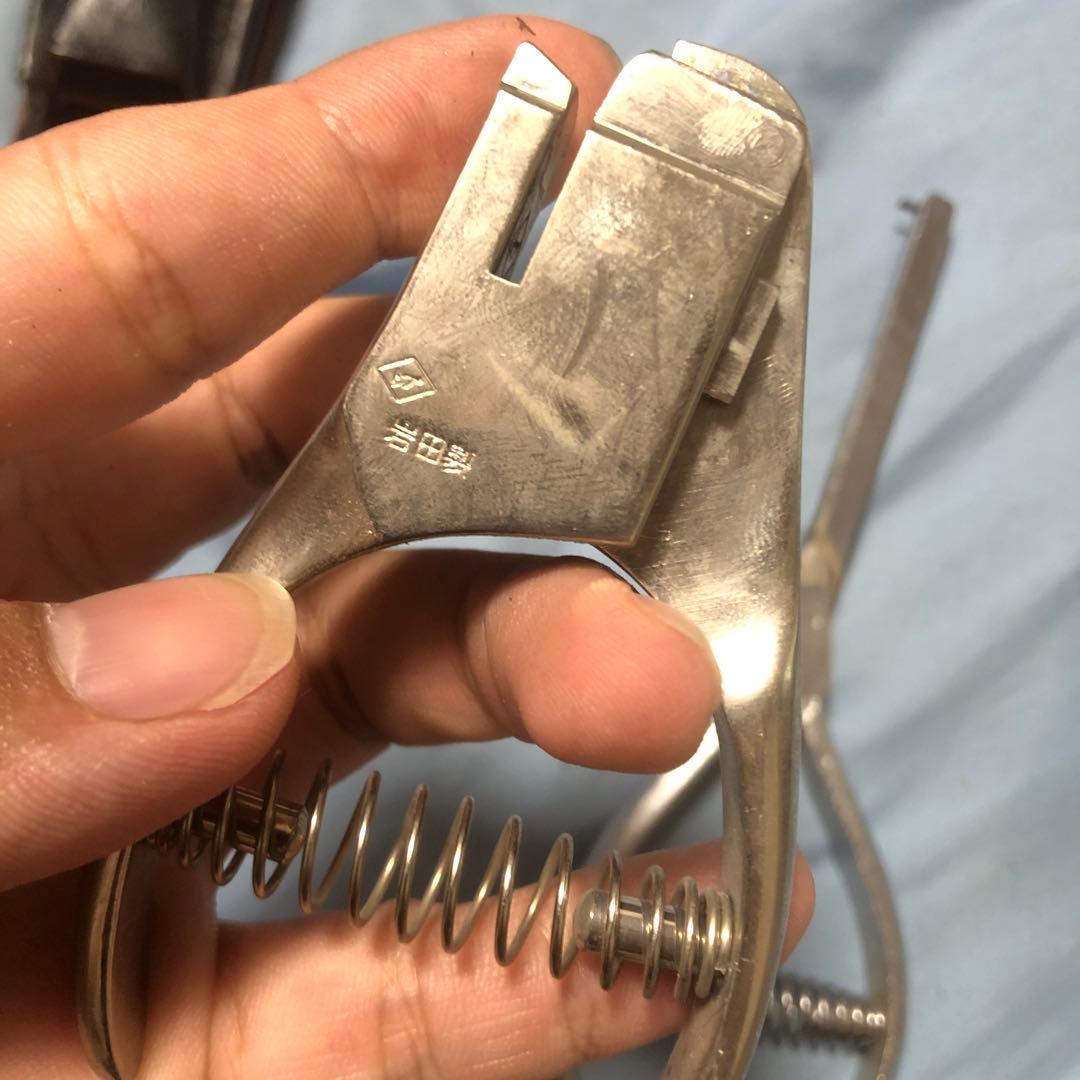 検札鋏 改札鋏 鉄道パンチ 切符切り 岩田製 T92