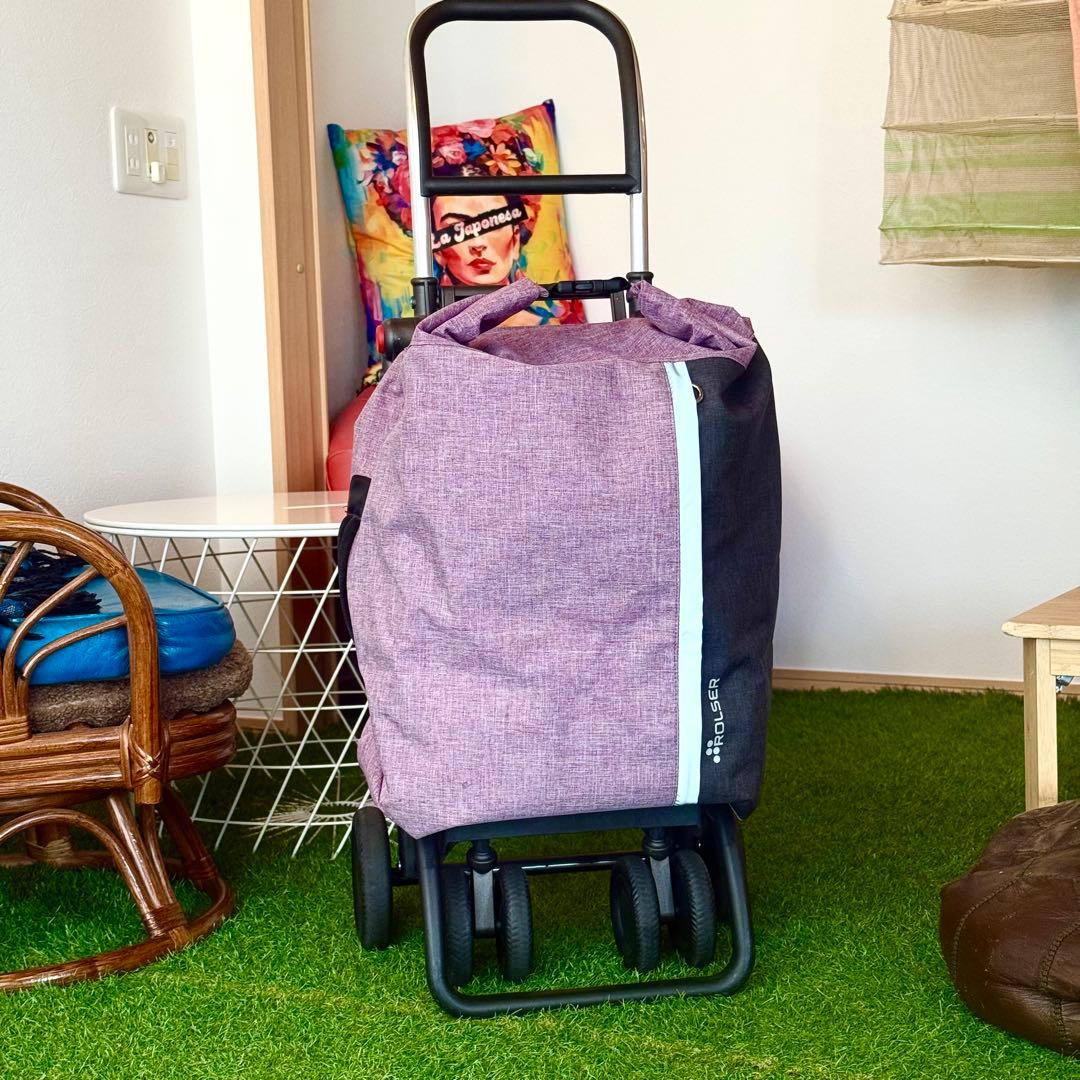 ROLSER ロルサー 折りたたみキャリーカート パープル