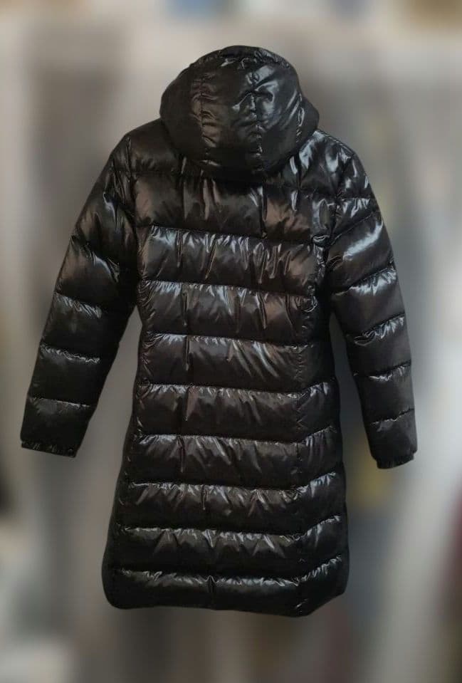 美品　モンクレール　ダウン　コート　ジャケット　1 MEINA 黒フード付き