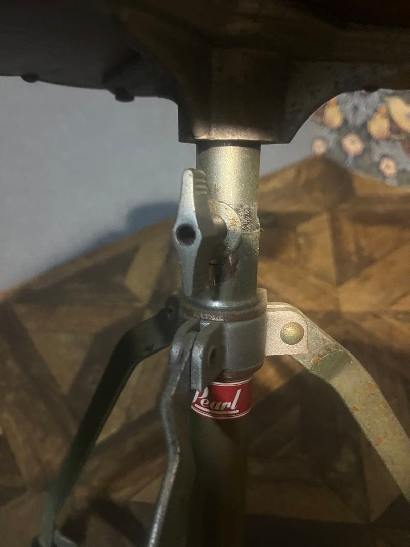 スツール 椅子 インテリア 昭和レトロ 当時物 高さ調整可能 アンティーク