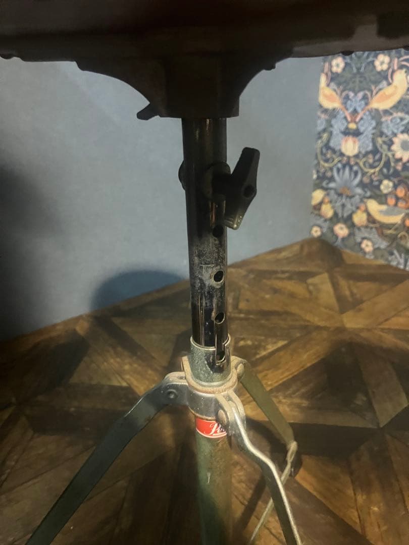 スツール 椅子 インテリア 昭和レトロ 当時物 高さ調整可能 アンティーク