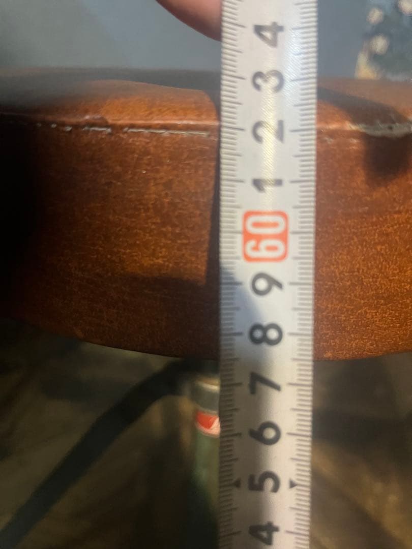 スツール 椅子 インテリア 昭和レトロ 当時物 高さ調整可能 アンティーク