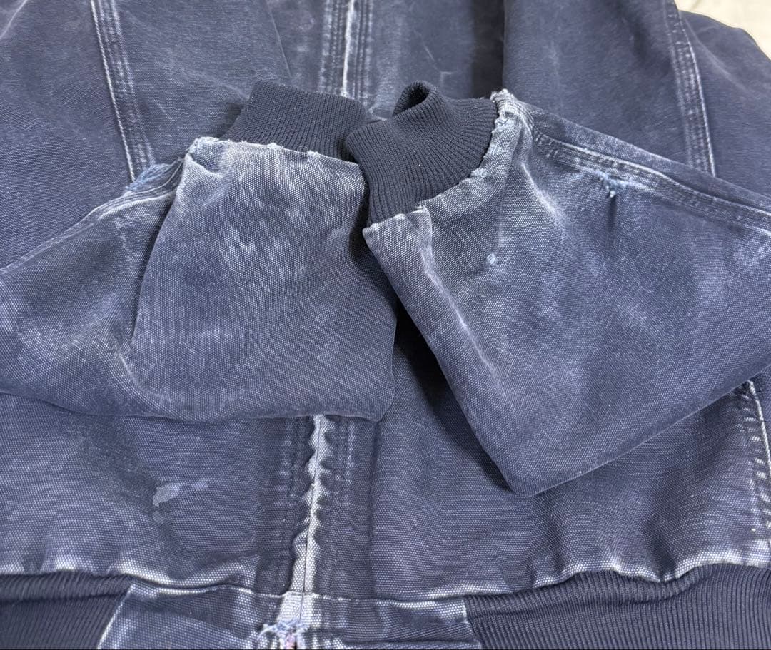 Carhartt カーハートアクティブジャケットネービーJ25 MDT フェード