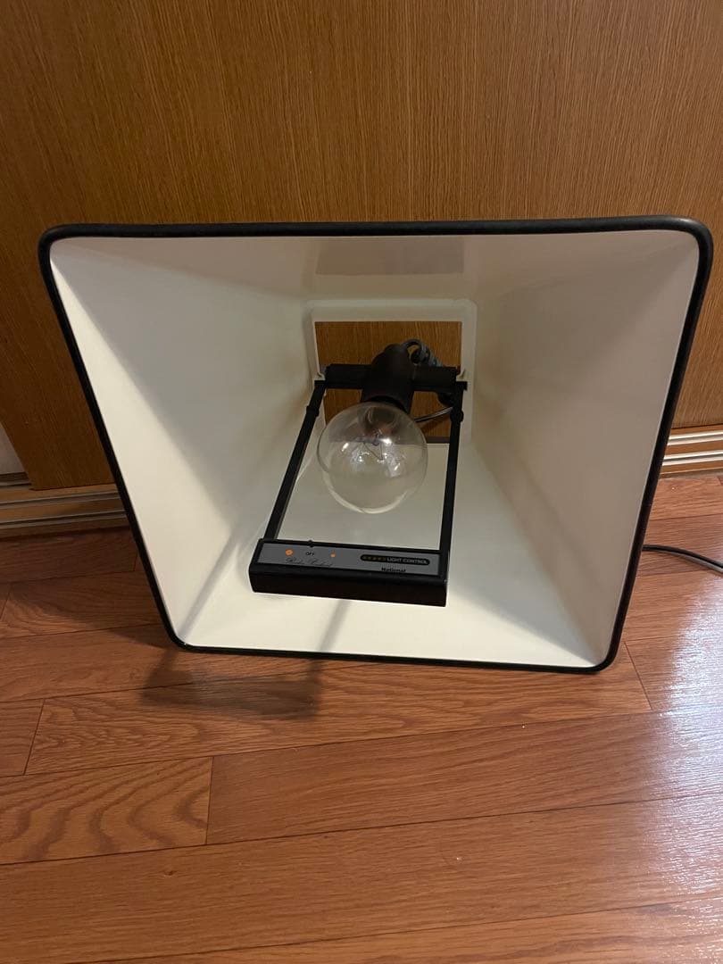 昭和レトロ ナショナル スクエア型 シェードランプ ペンダントライト 天井照明