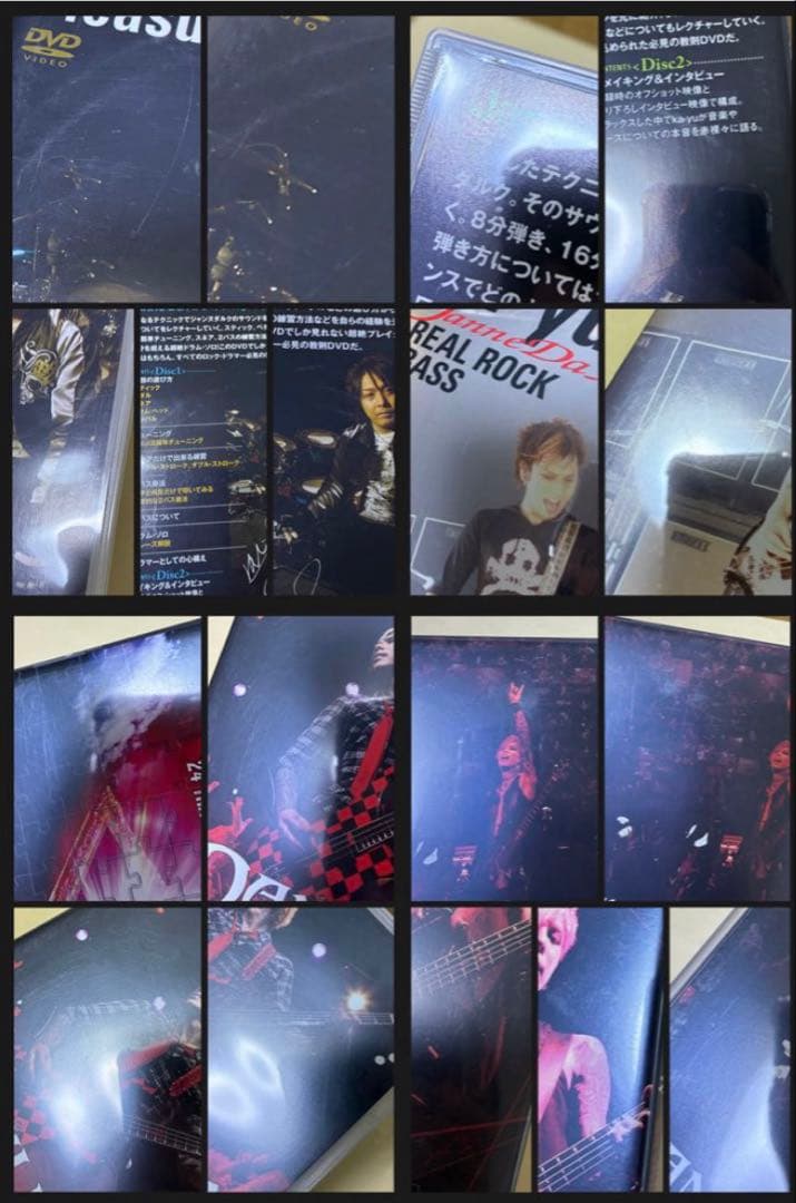 Janne Da Arc 関連DVD まとめ売り 18点 DAMIJAW 教則他