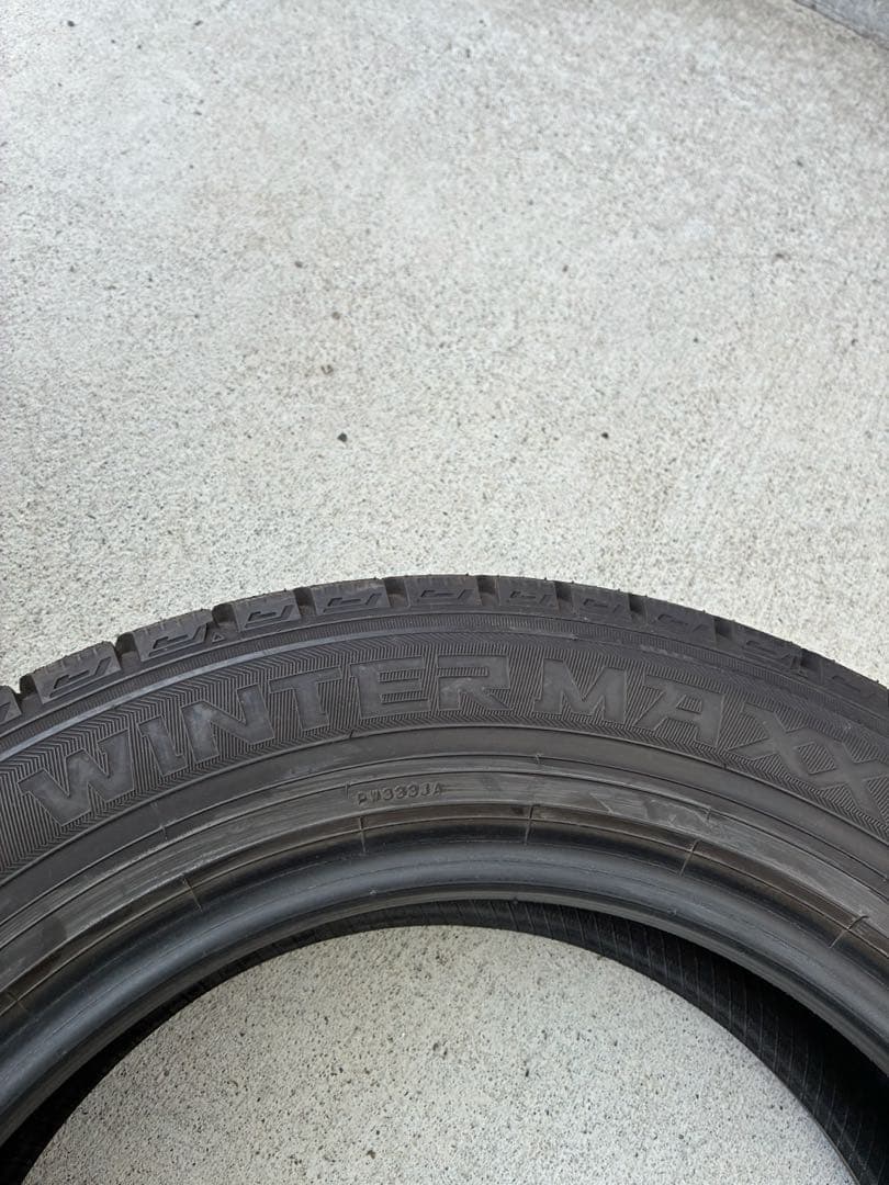 送料込み165/65r14ダンロップウィンターマックス03 4本セットバリ山