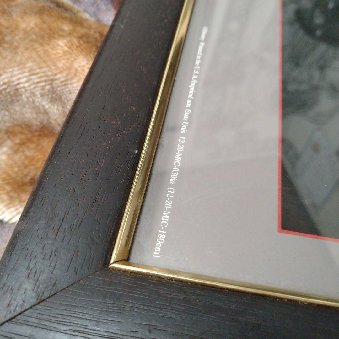 ディズニー　額付きアートポスター　歴代ミッキー映画のやつ