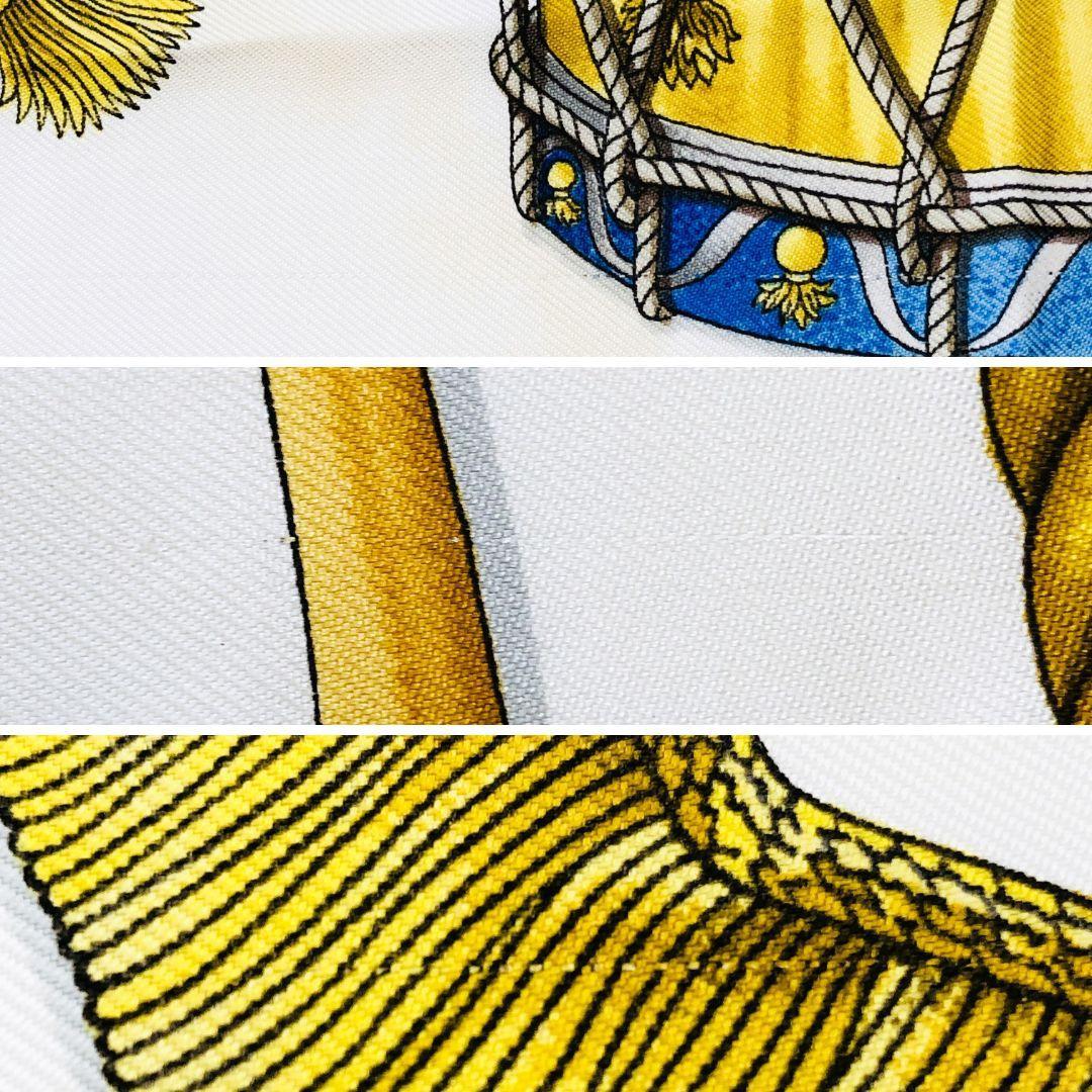 HERMES エルメス カレ90 タンブールの太鼓 スカーフ レッド系 タグなし