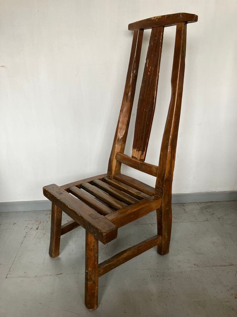 HPDECO アンティークチェア　無垢材　椅子　飾り台　フランス