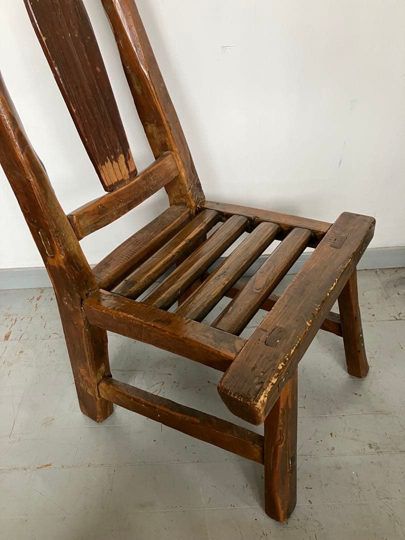 HPDECO アンティークチェア　無垢材　椅子　飾り台　フランス