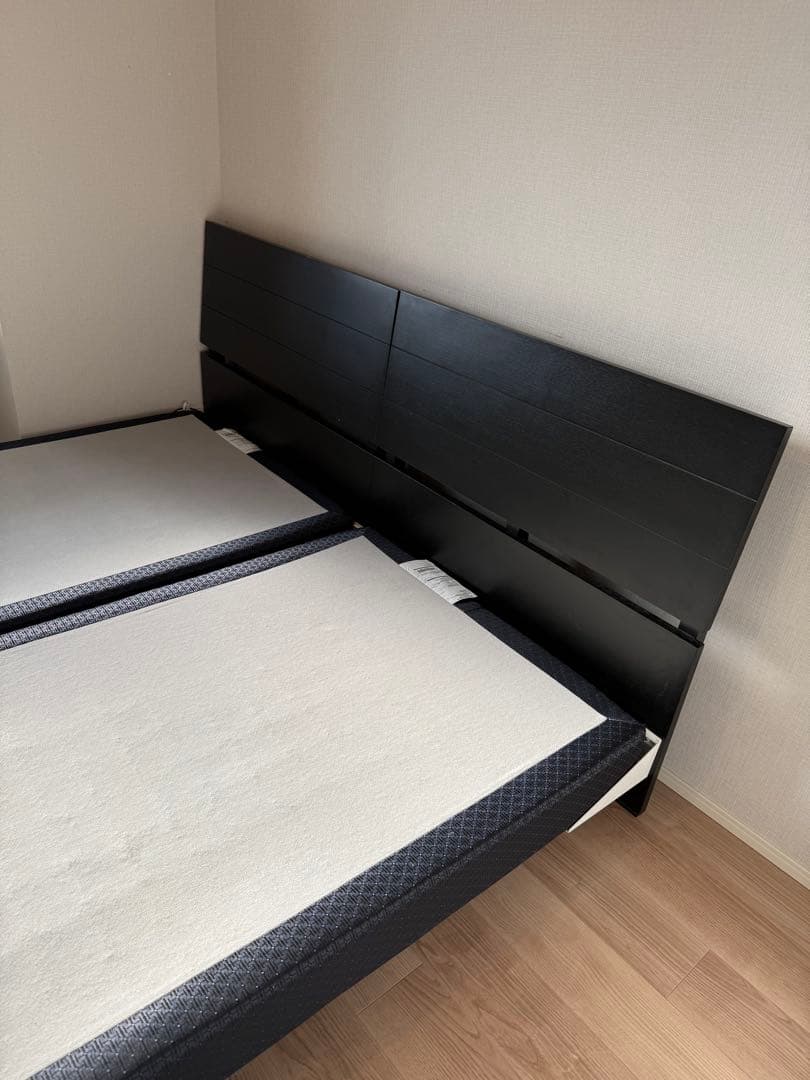 ★引き取り専用★REGALIA シングル　ベッドフレーム セット　黒 大塚家具