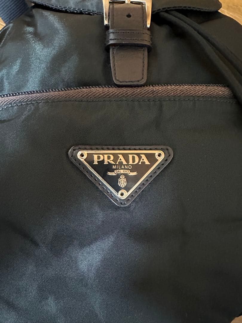 PRADA ネイビー ナイロン バックパック