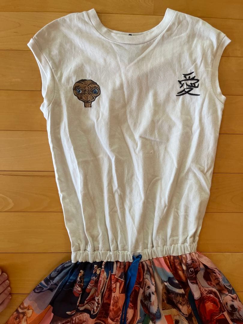 あちゃちゅむxGO TO HOLLYWOODxE.T. ノースリーブワンピ01