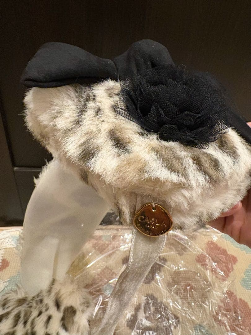 Ca4la ハート型のイヤマフ付きヘアバンド