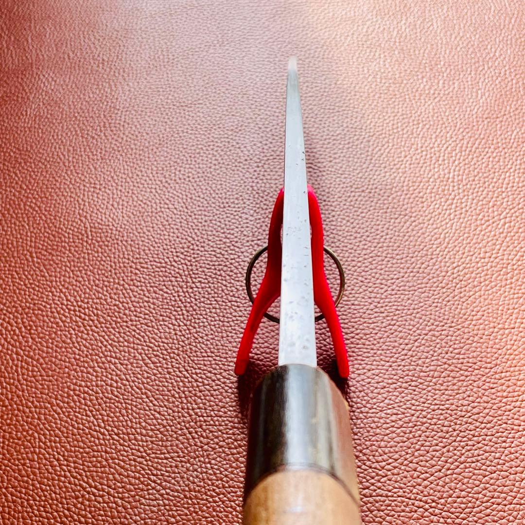 正本作　水牛柄付　大出刃包丁　刃渡り　205mm　手研ぎ済み