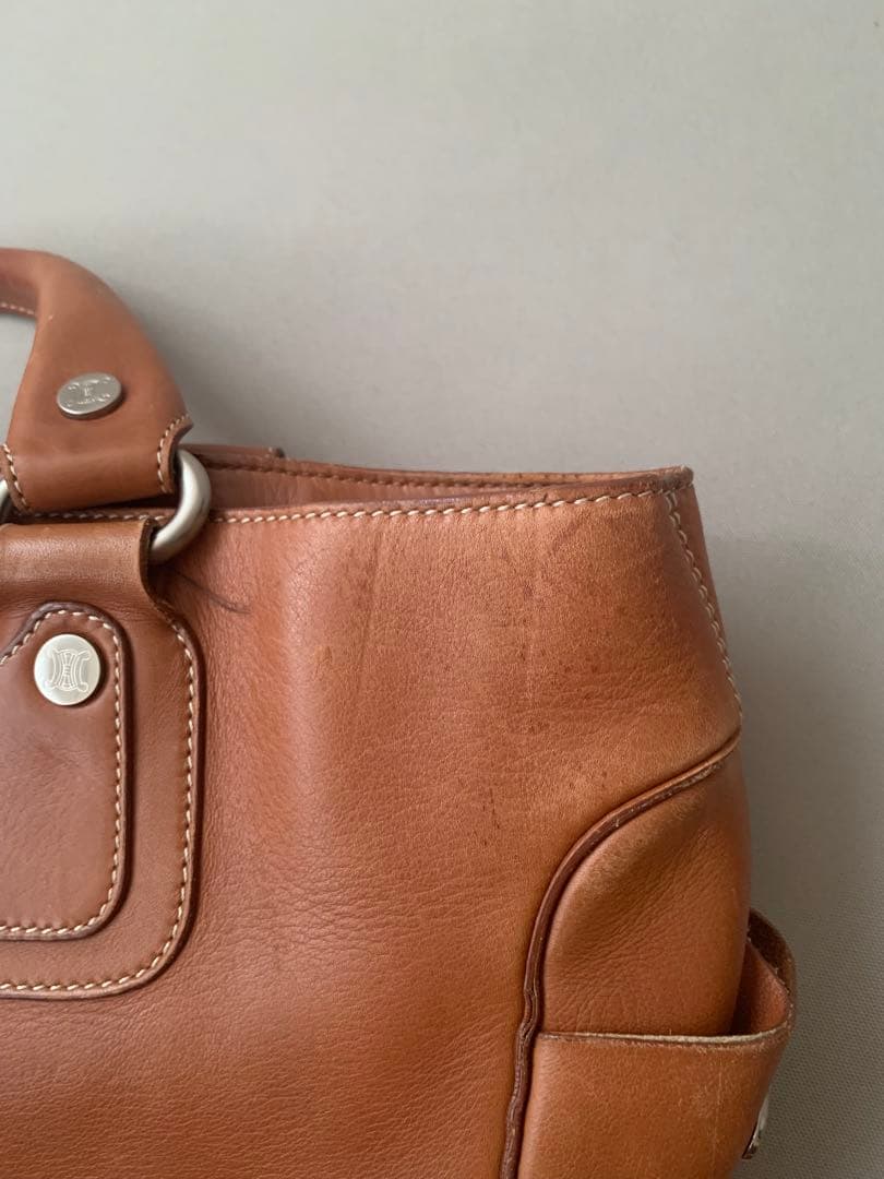 セリーヌ　レザー　ミニボストンバッグ