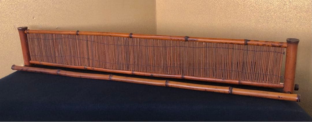 割引❗️《R》茶道具 煎茶 煤竹結界 衝立 炉屏 竹峰作　 1f