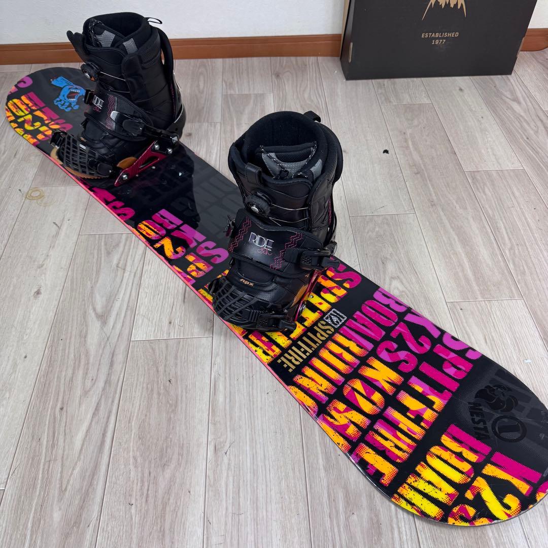 ブーツ無しK2 SPITFIRE レディース スノーボードセット 142cm