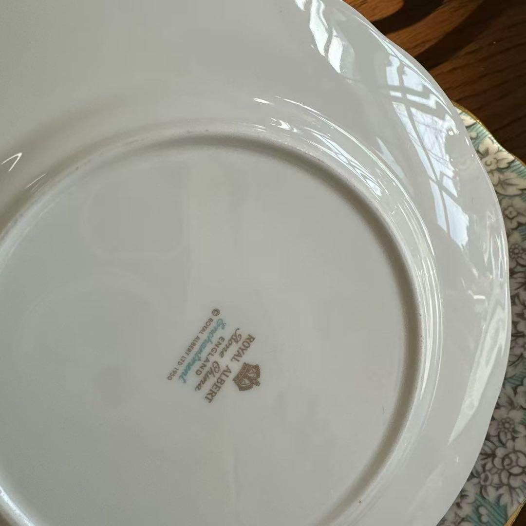 英国製　ロイヤルアルバートエンチャントメント　デザートプレート　6枚
