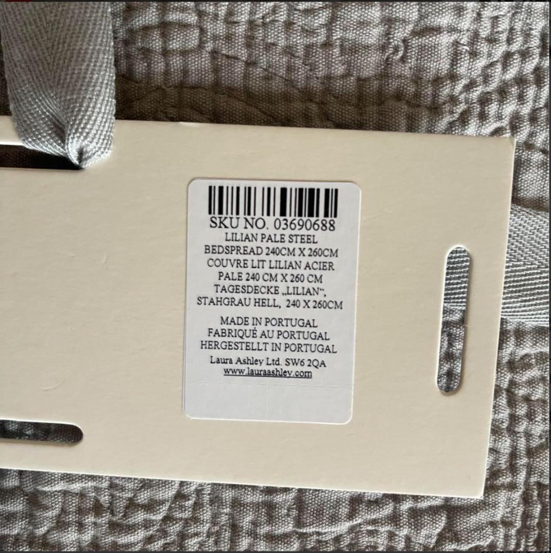 旧LAURA ASHLEY 　イギリス直輸入キルトカバー　ベッドスプレット　新品